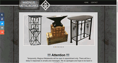 Desktop Screenshot of magnusmetalworks.com